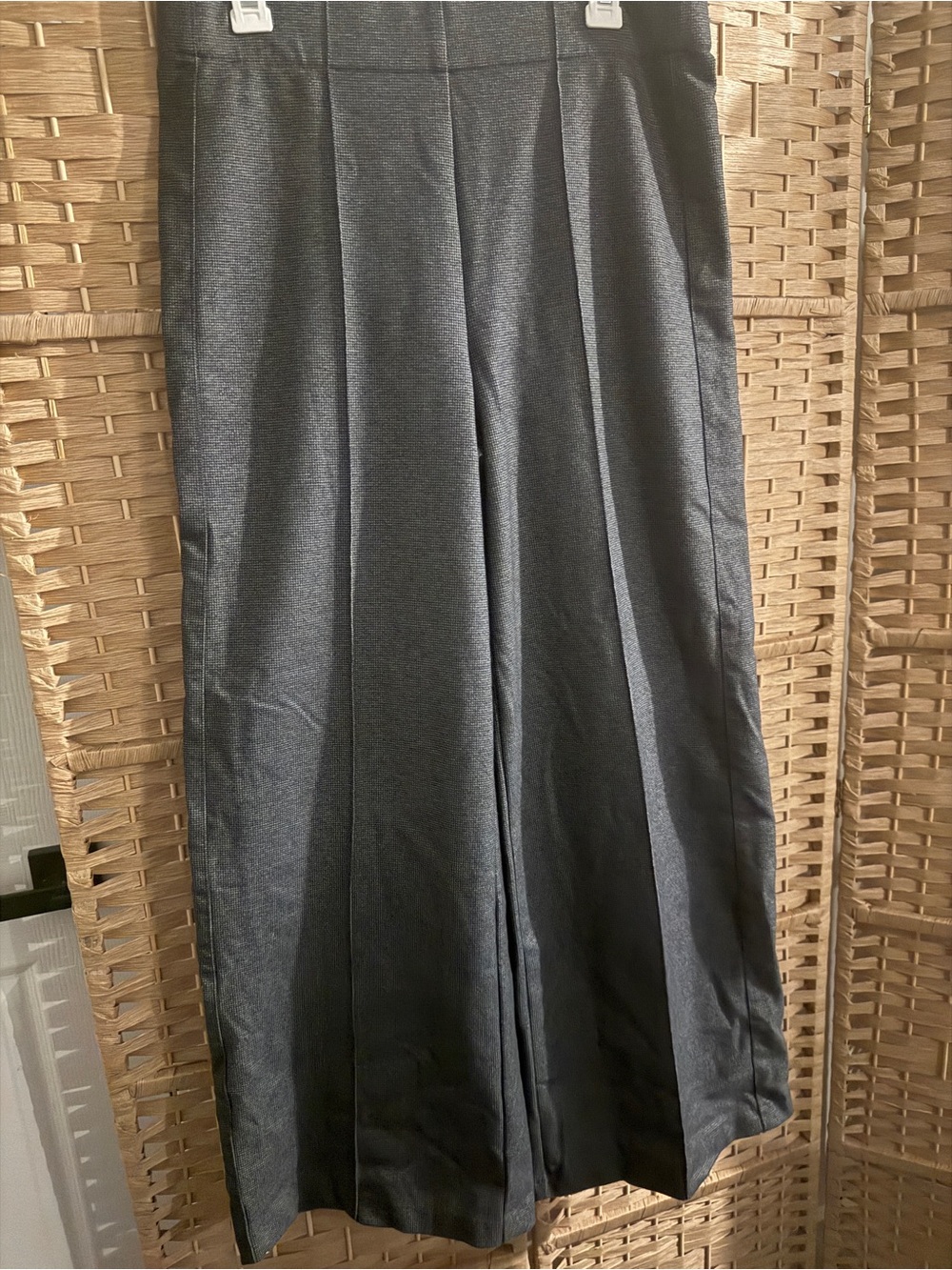 Jones New York Wide-Leg Trousers in Charcoal